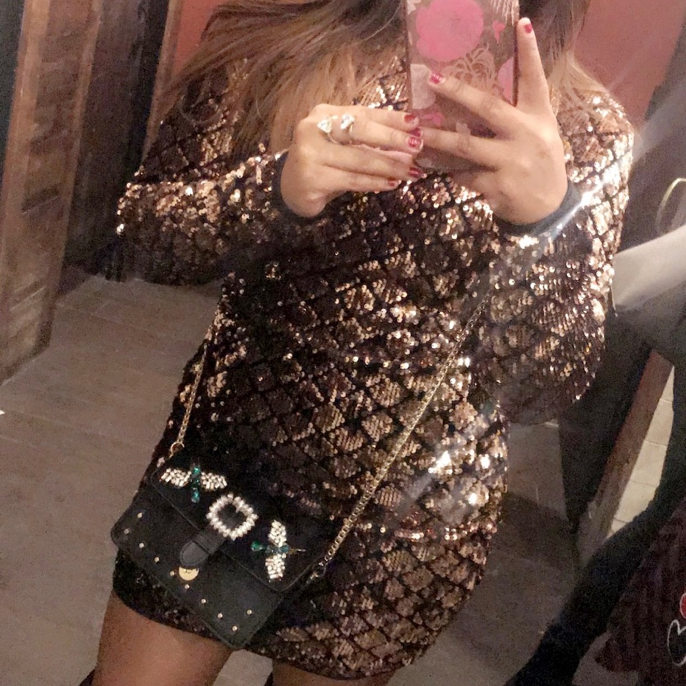 Sequin fashion nova dress